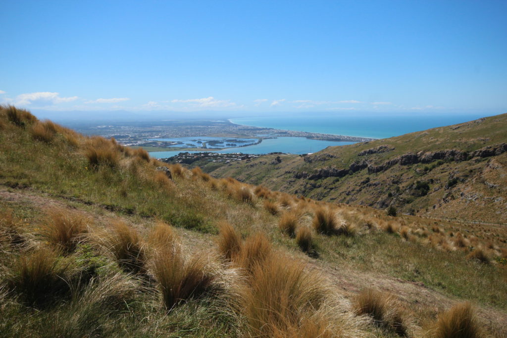 Vue plongeante sur Christchurch 