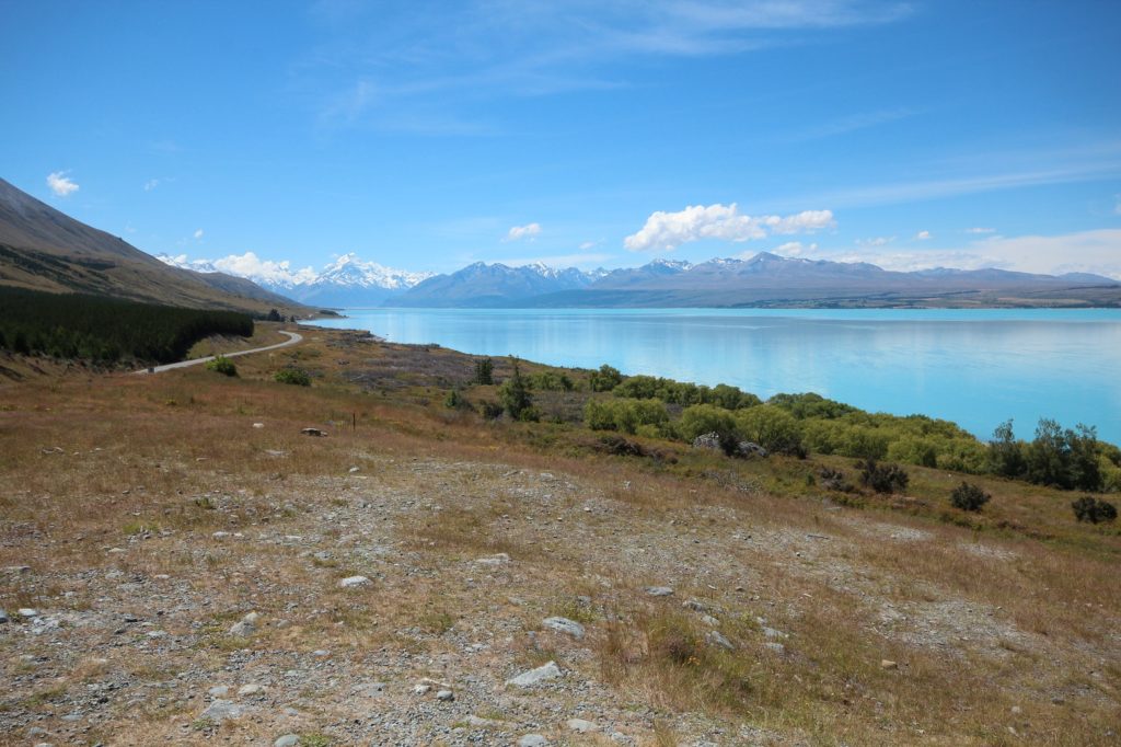 Lake Pukaki et Mount Cook bien visible cette fois