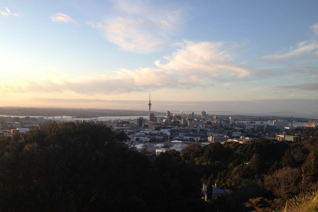 Le CBD (centre-ville) d'Auckland et sa Sky Tower