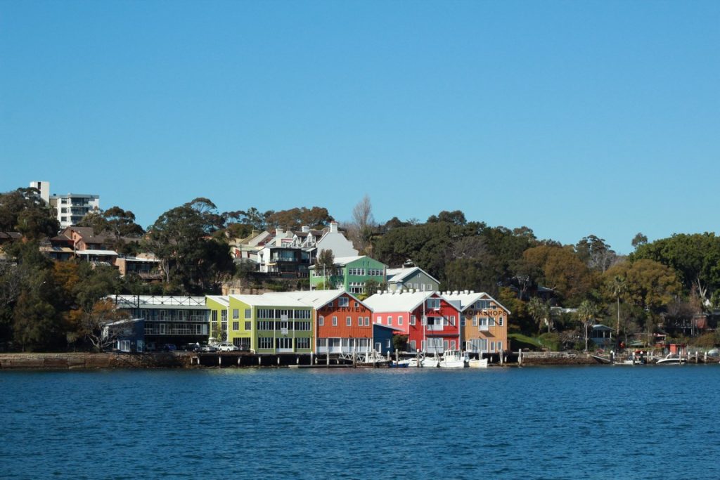 Entrepôts colorés aux environs de Darling Harbour
